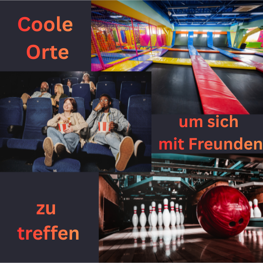 Read more about the article Coole Orte um sich mit Freunden zu treffen
